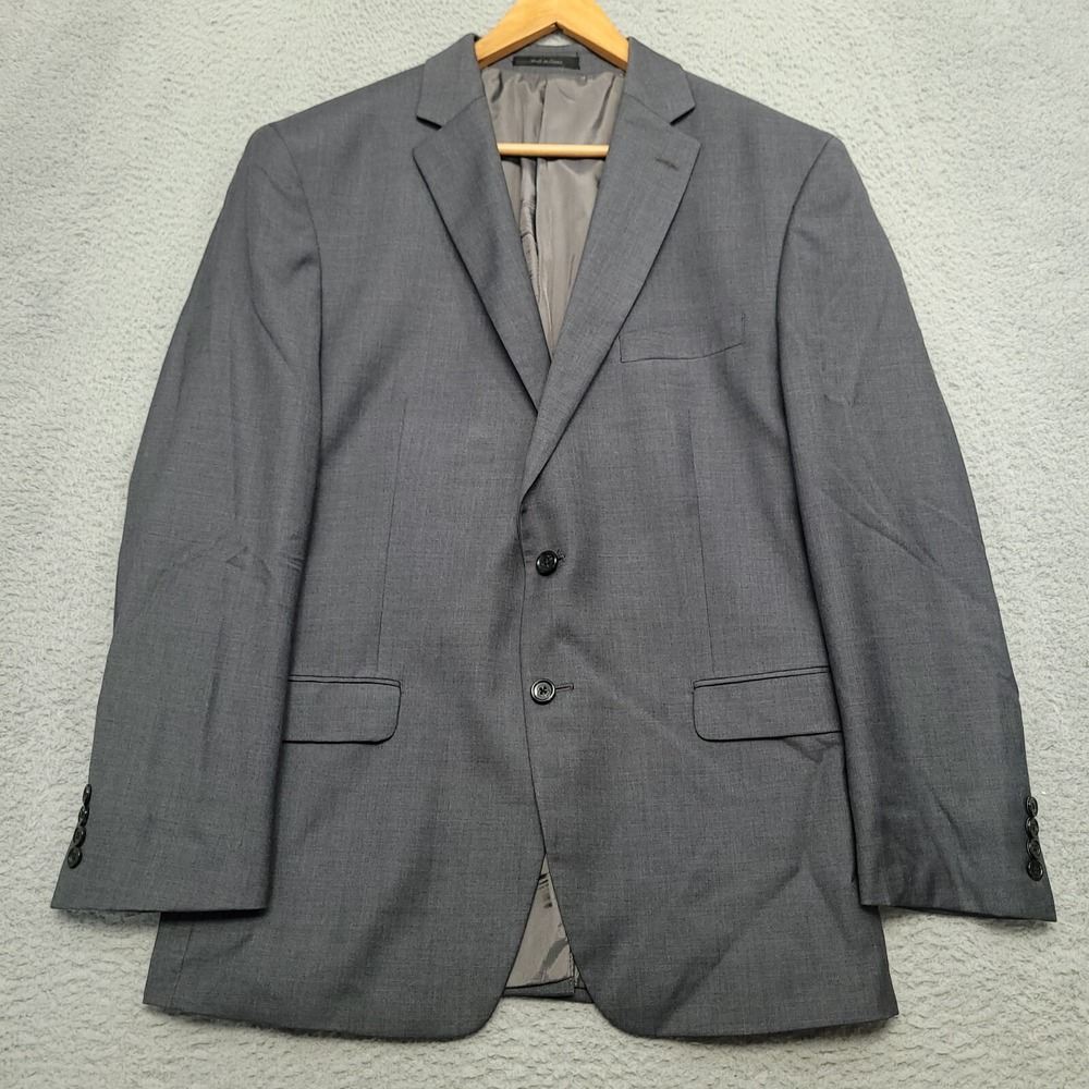 Lauren Ralph Lauren Men's 44R (42) Blazer‎ Jacket Light Gray 100% Wool